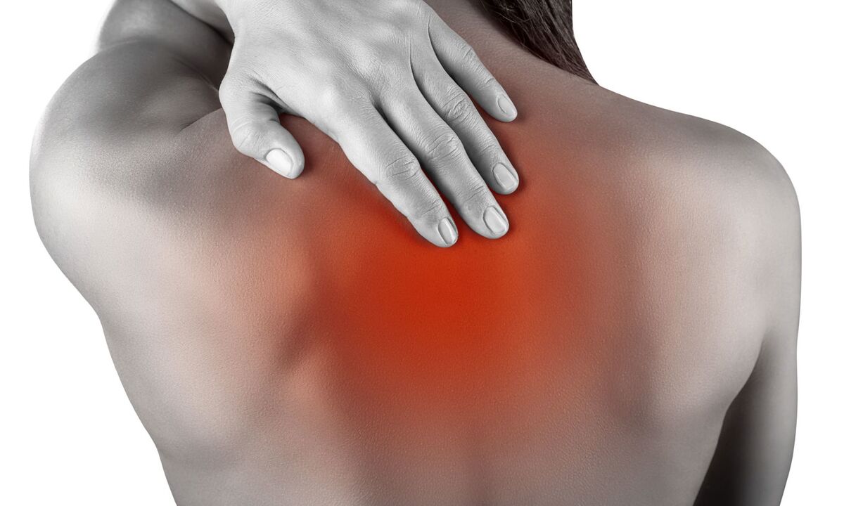 mal di schiena dovuto all'osteocondrosi toracica