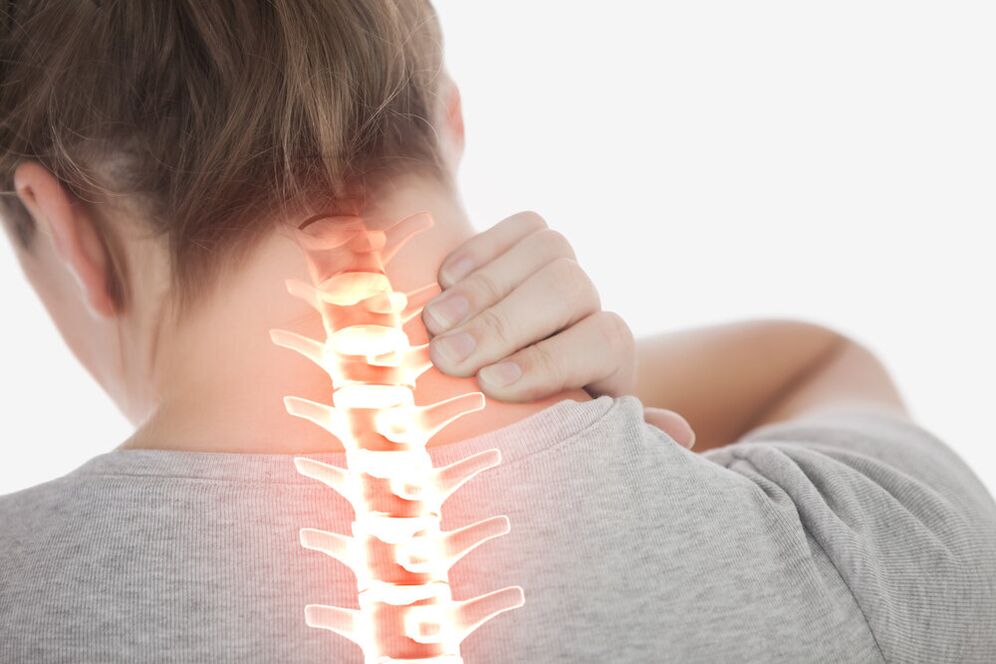 dolore al collo dovuto all'osteocondrosi